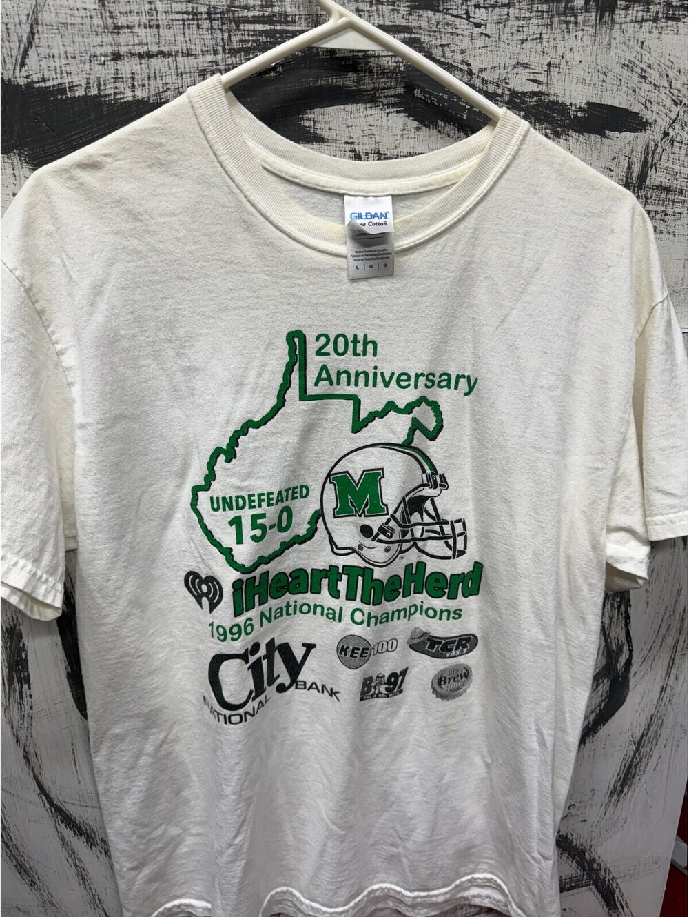 marshall university 1996 national championship shirt